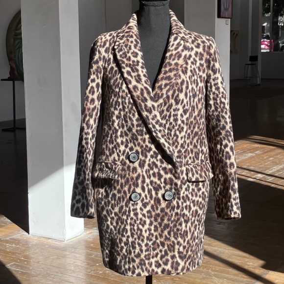 Zara leopard print coat - Picture 6 of 9